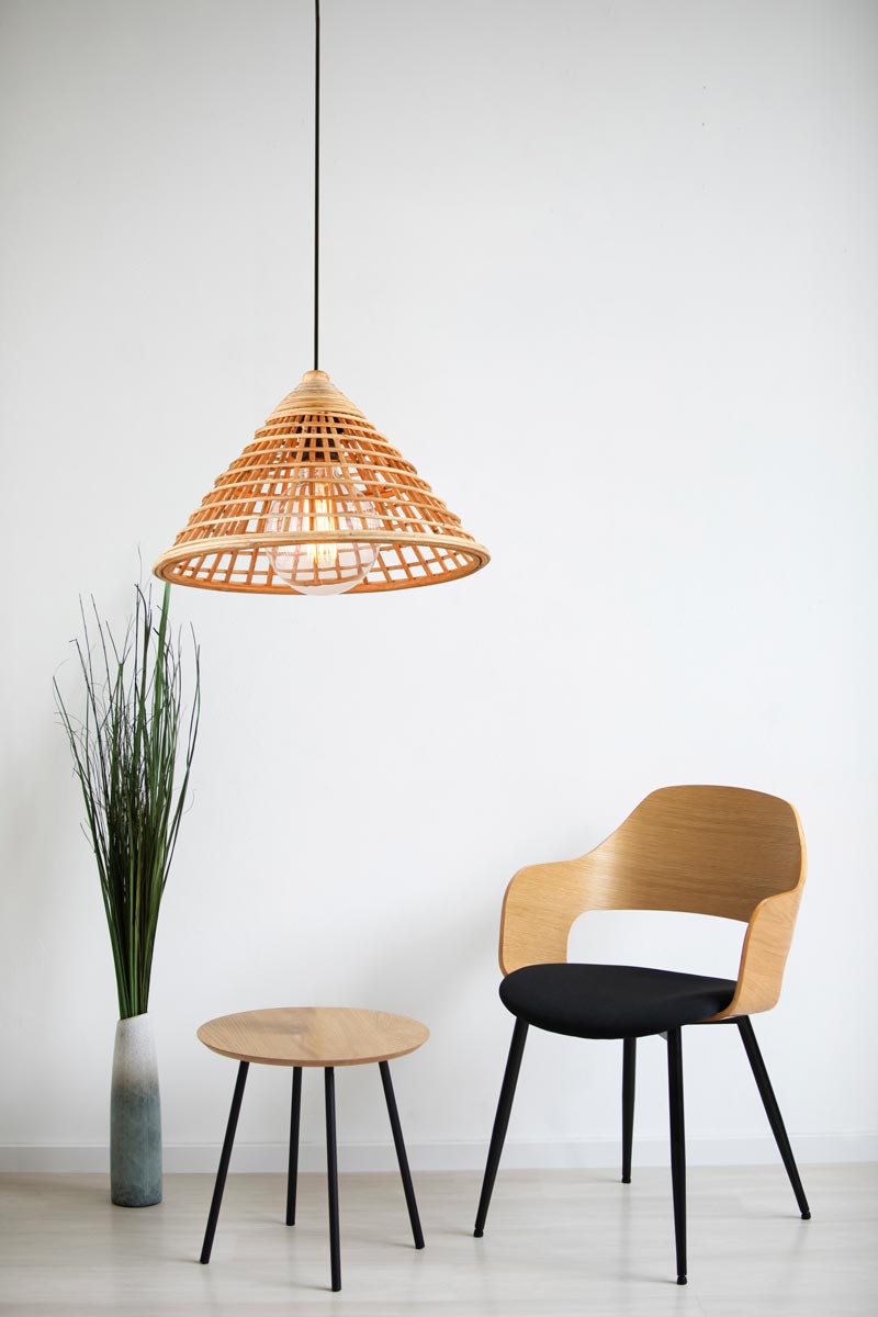 Đèn thả trần trang trí bằng tre tự nhiên THVR98056 - Image 4