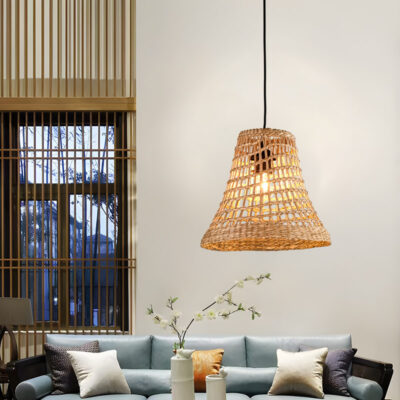 Đèn thả trần trang trí bằng tre tự nhiên THVR98081 - Image 2