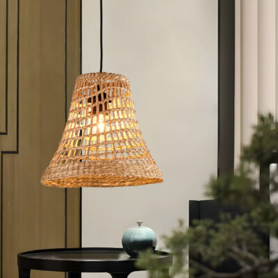 Đèn thả trần trang trí bằng tre tự nhiên THVR98081 - Image 3