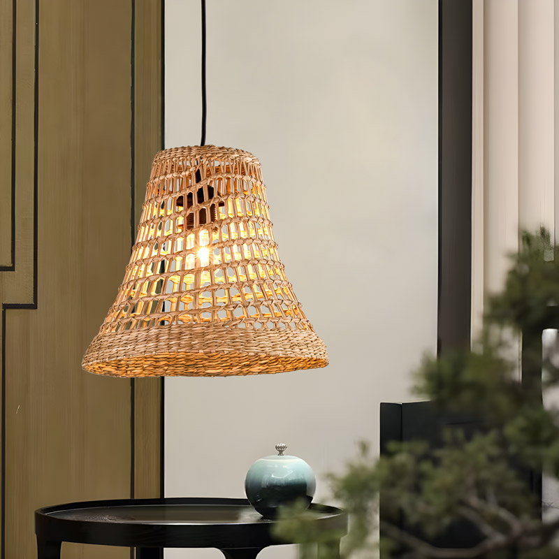 Đèn thả trần trang trí bằng tre tự nhiên THVR98081 - Image 3