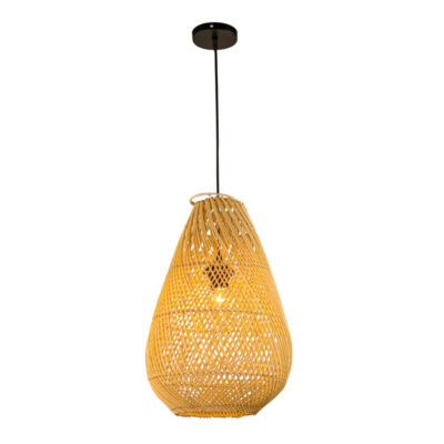 Đèn thả trần trang trí quán cafe bằng tre tự nhiên THVR9812