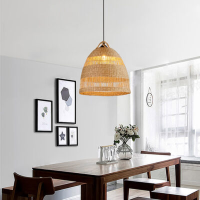 Đèn thả trần trang trí bằng tre tự nhiên THVR98502 - Image 4