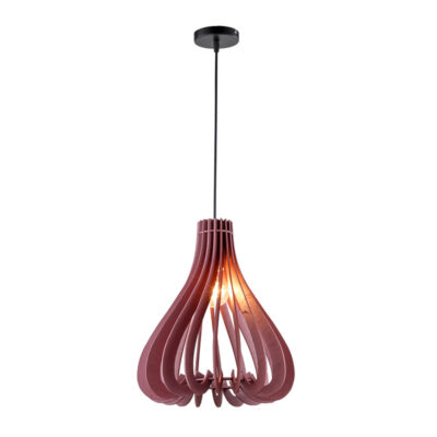 Đèn thả trần trang trí bằng gỗ thủ công THVRG91612