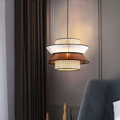 Đèn thả trần trang trí thủ công phong cách Nhật Bản THVRG96020 - Image 2