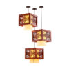 Đèn thả trần trang trí bằng gỗ phong cách Nhật bản THVRG9683