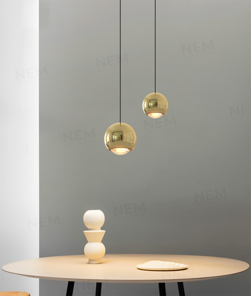 Đèn thả LED quả cầu rọi vàng bóng cao cấp THD8170 - Image 5