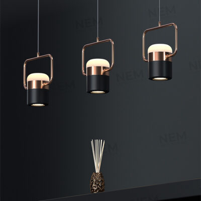 Đèn thả LED ống rọi xoay hướng tự do phong cách hiện đại THD63