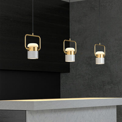 Đèn thả LED ống rọi xoay hướng tự do phong cách hiện đại THD63