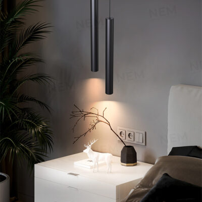 Đèn thả LED ống rọi thân sơn tĩnh điện THCN123