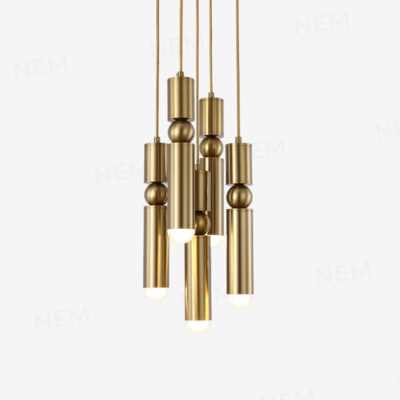 Đèn thả LED ống rọi thân vàng cao cấp THD06