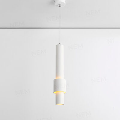 Đèn thả LED ống rọi thân trắng sơn tĩnh điện TE-214