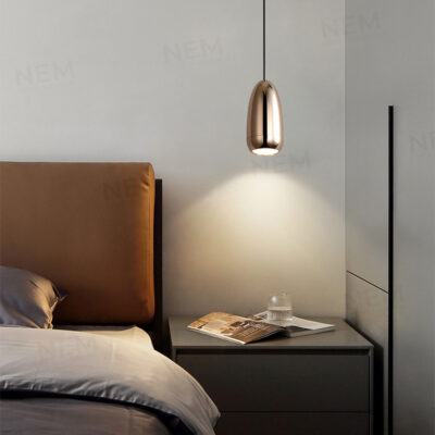 Đèn thả LED ống rọi thân vàng bóng cao cấp THD23