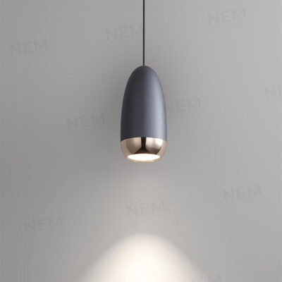 Đèn thả LED ống rọi thân đen nhám sơn tĩnh điện THD23