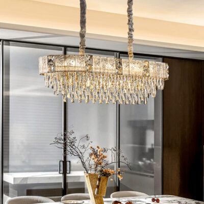 Đèn chùm pha lê thả trần Cổ điển TPL 326 - Image 4