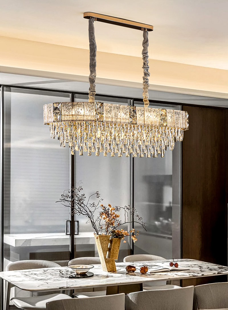 Đèn chùm pha lê thả trần Cổ điển TPL 326 - Image 4