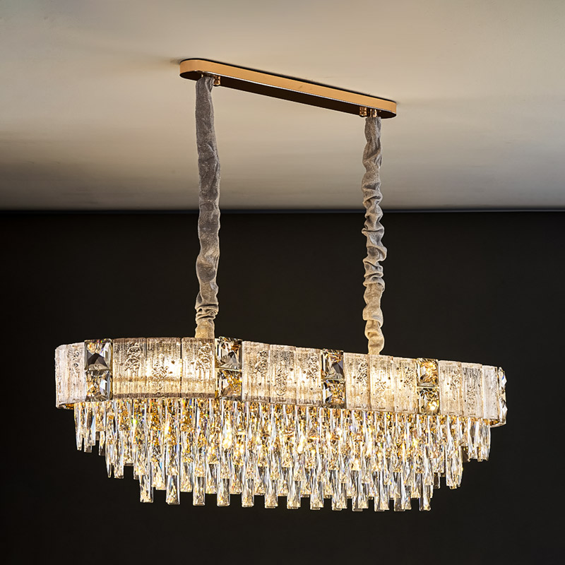 Đèn chùm pha lê thả trần Cổ điển TPL 326 - Image 3