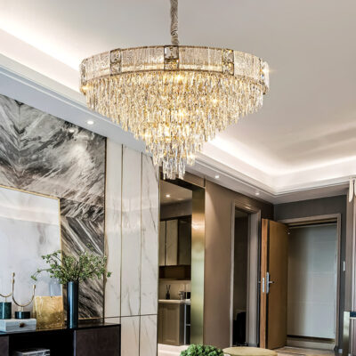 Đèn chùm pha lê thả trần Cổ điển TPL 326 - Image 2