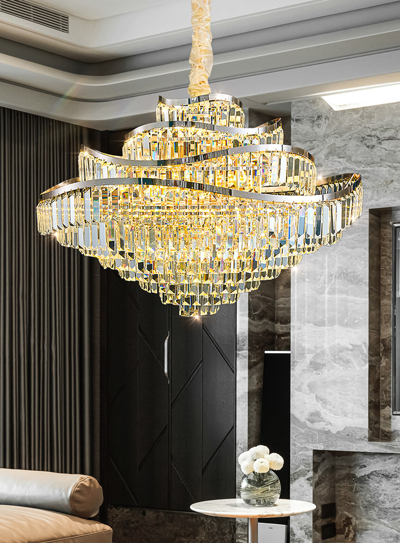 Đèn chùm pha lê thả trần trang trí TPL 691 - Image 6