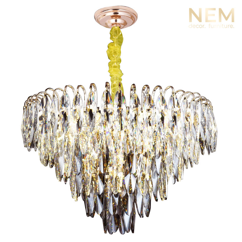 Đèn chùm trang trí pha lê hiện đại TPL8163T600