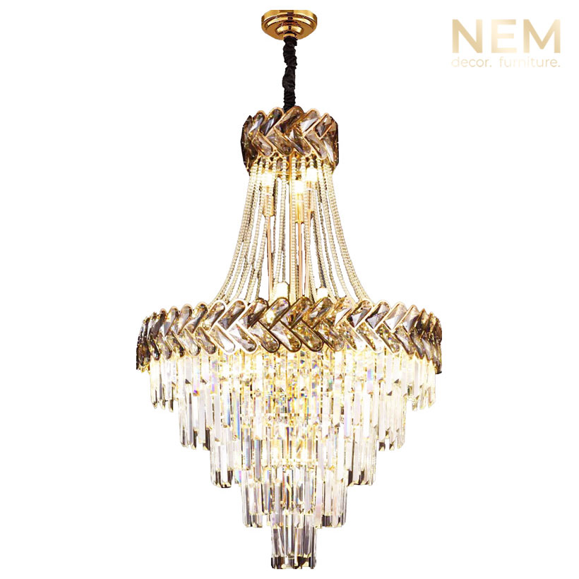 Đèn chùm trang trí pha lê hiện đại TPL88450T800