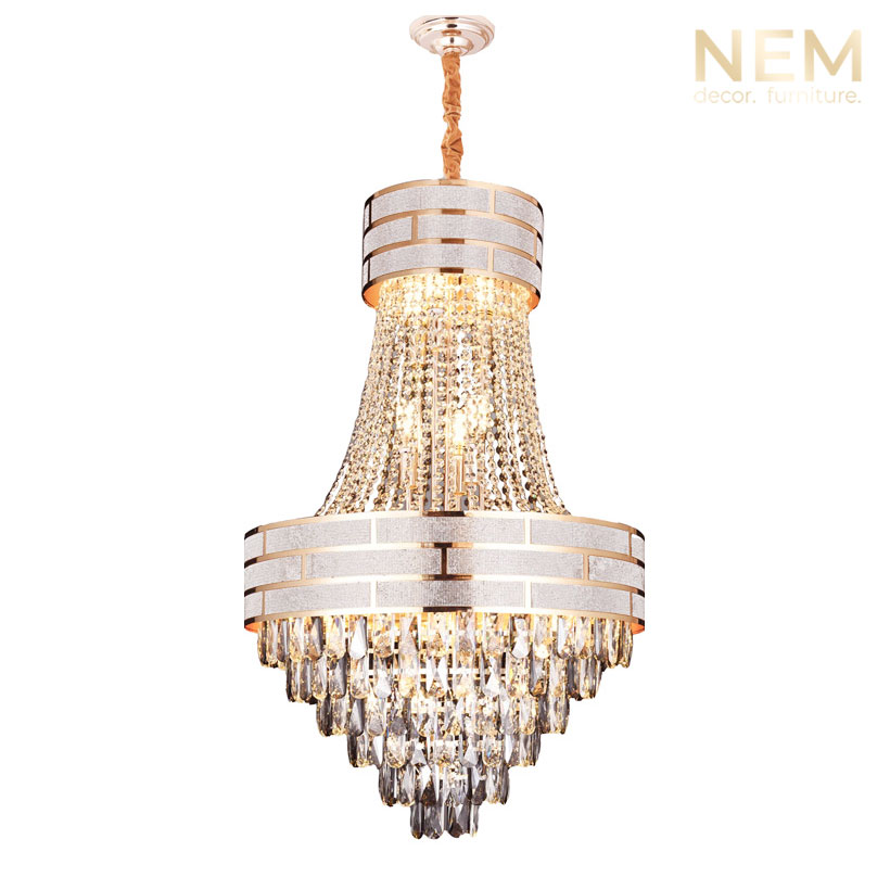 Đèn chùm trang trí pha lê hiện đại TPL88461T600