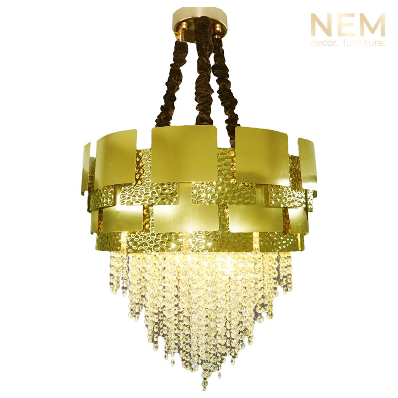 Đèn chùm trang trí pha lê hiện đại TPL88990T500