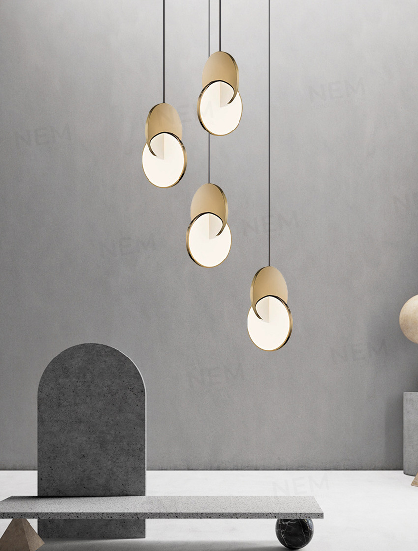 Đèn thả LED trang trí thân vàng cao cấp TTK129 - Image 5