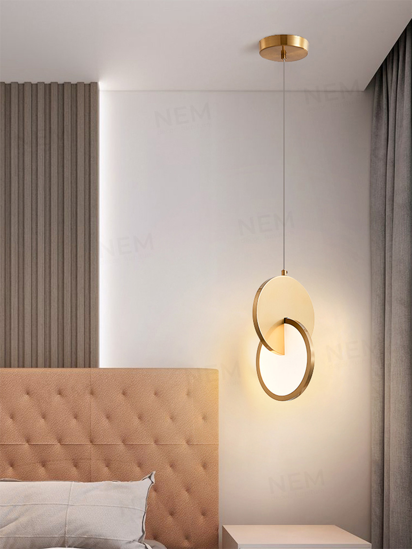 Đèn thả LED trang trí thân vàng cao cấp TTK129 - Image 2