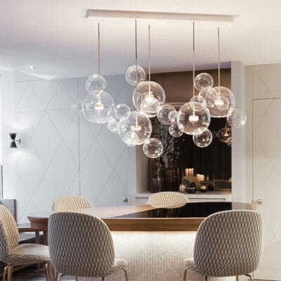 Đèn thả thủy tinh trang trí TT09