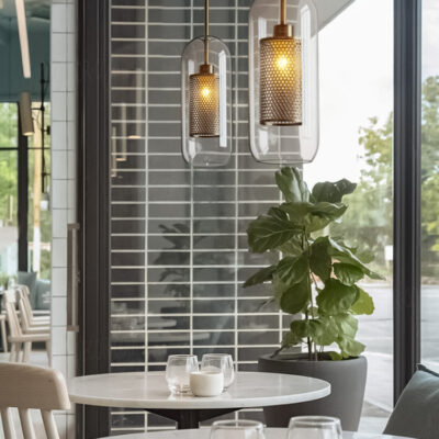 Đèn thả thủy tinh trang trí TT43