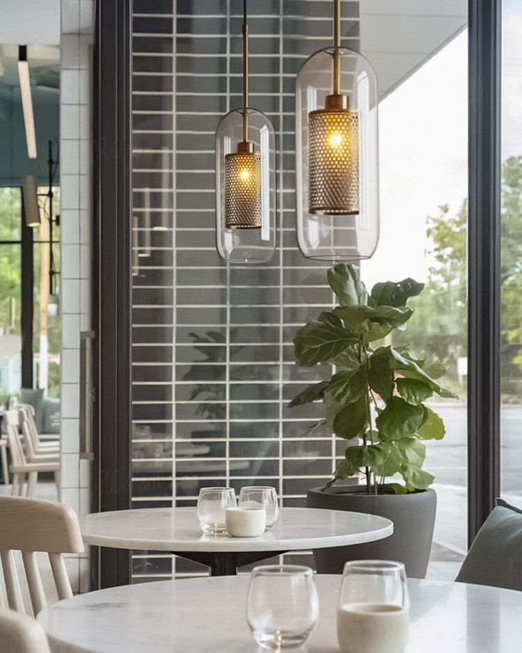 Đèn thả thủy tinh trang trí TT43
