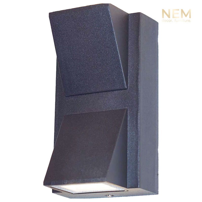 Đèn tường ngoài trời hiện đại VNT.2220/2 ĐEN
