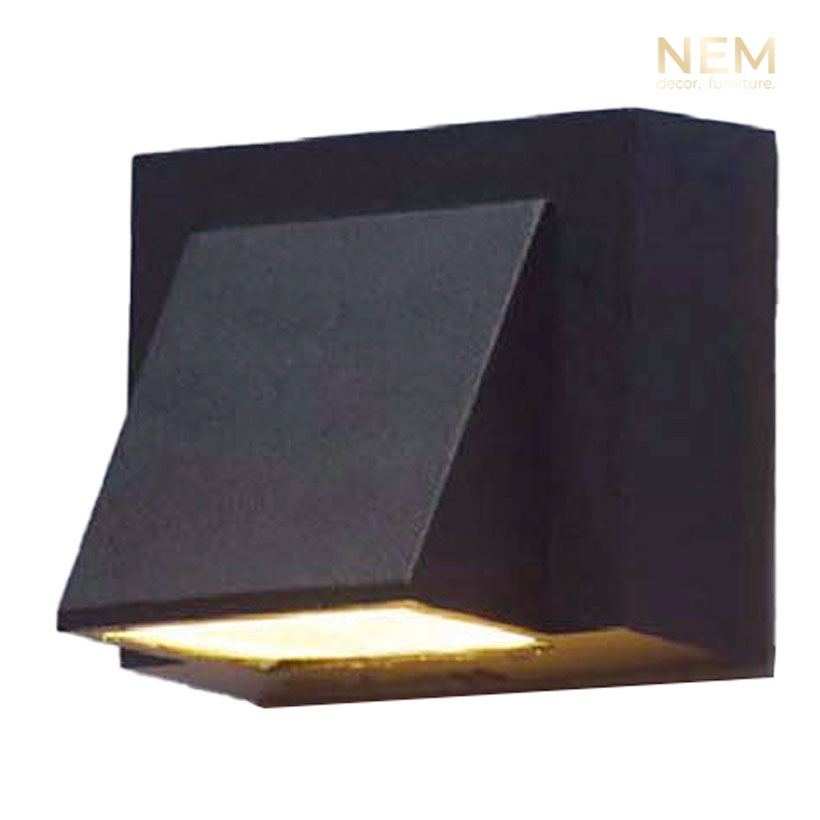 Đèn tường ngoài trời hiện đại VNT.222/1 ĐEN