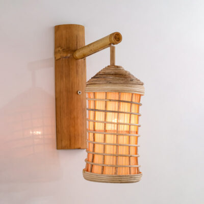 Đèn gắn tường trang trí bằng gỗ tự nhiên VRG92856 - Image 2