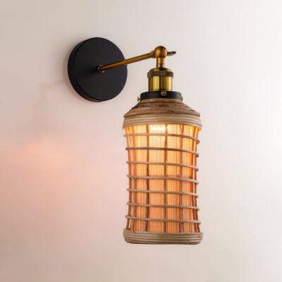 Đèn gắn tường trang trí bằng gỗ tự nhiên VRG92856 - Image 6