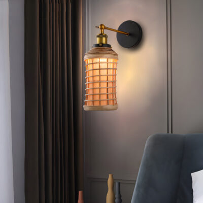 Đèn gắn tường trang trí bằng gỗ tự nhiên VRG92856 - Image 8