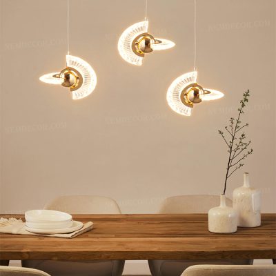 Đèn thả trang trí acrylic phát sáng phong cách hiện đại N87598 - Image 7