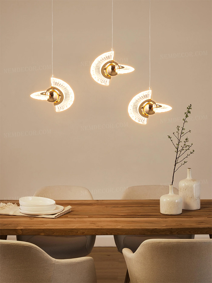 Đèn thả trang trí acrylic phát sáng phong cách hiện đại N87598 - Image 7