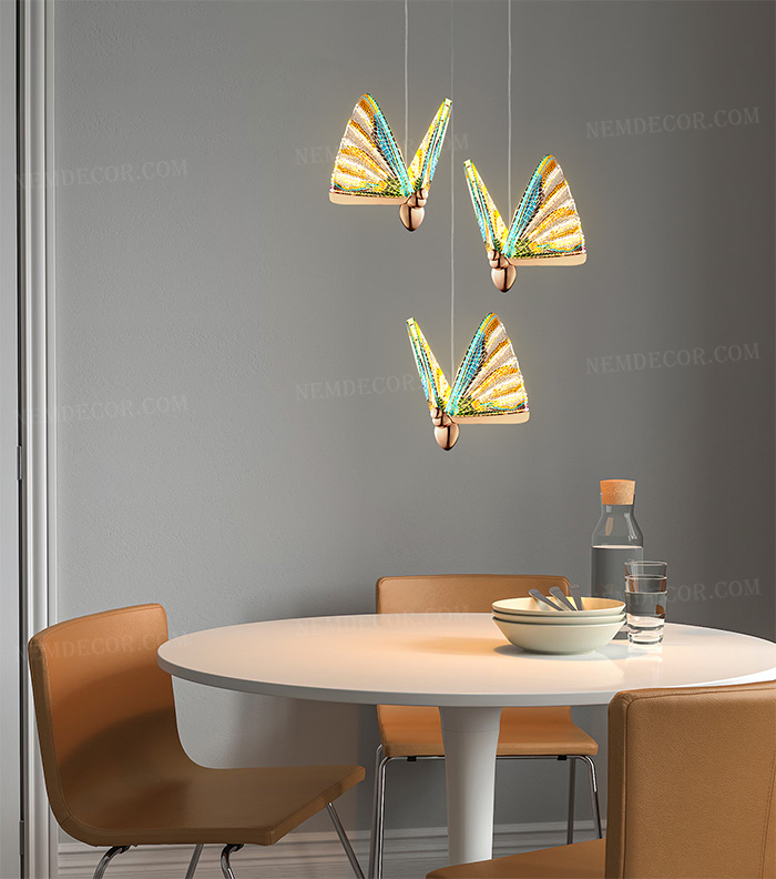 Đèn thả trang trí acrylic phát sáng phong cách hiện đại N87598 - Image 8