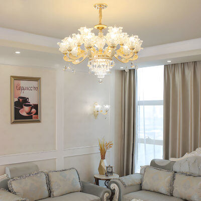 Đèn chùm trang trí nội thất cổ điển CNQT - 248 - Image 2