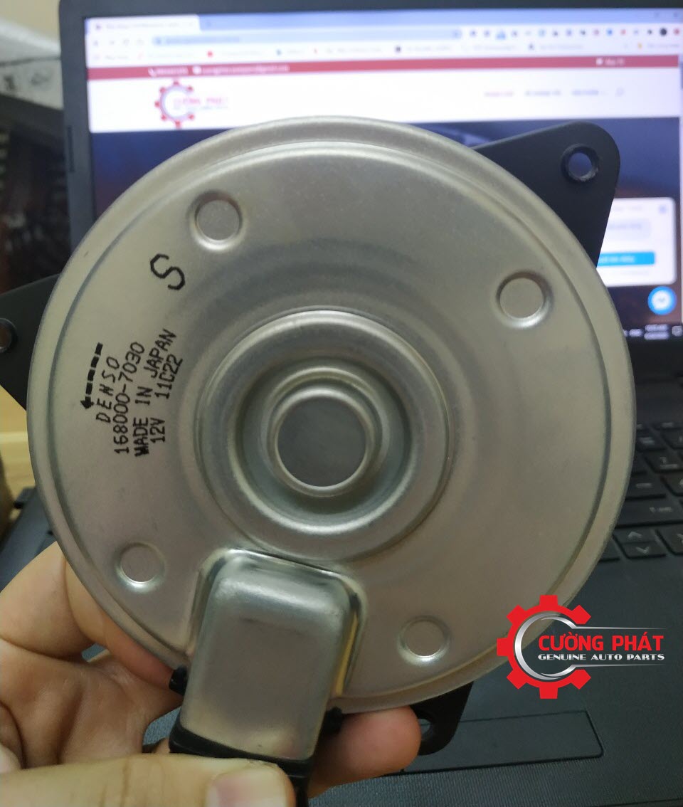 Mo-to-quat-ket-nuoc-Mitsubishi-Attrage-Mirage(2) Hình ảnh mô tơ quạt két nước Mitsubishi Attrage, Mirage