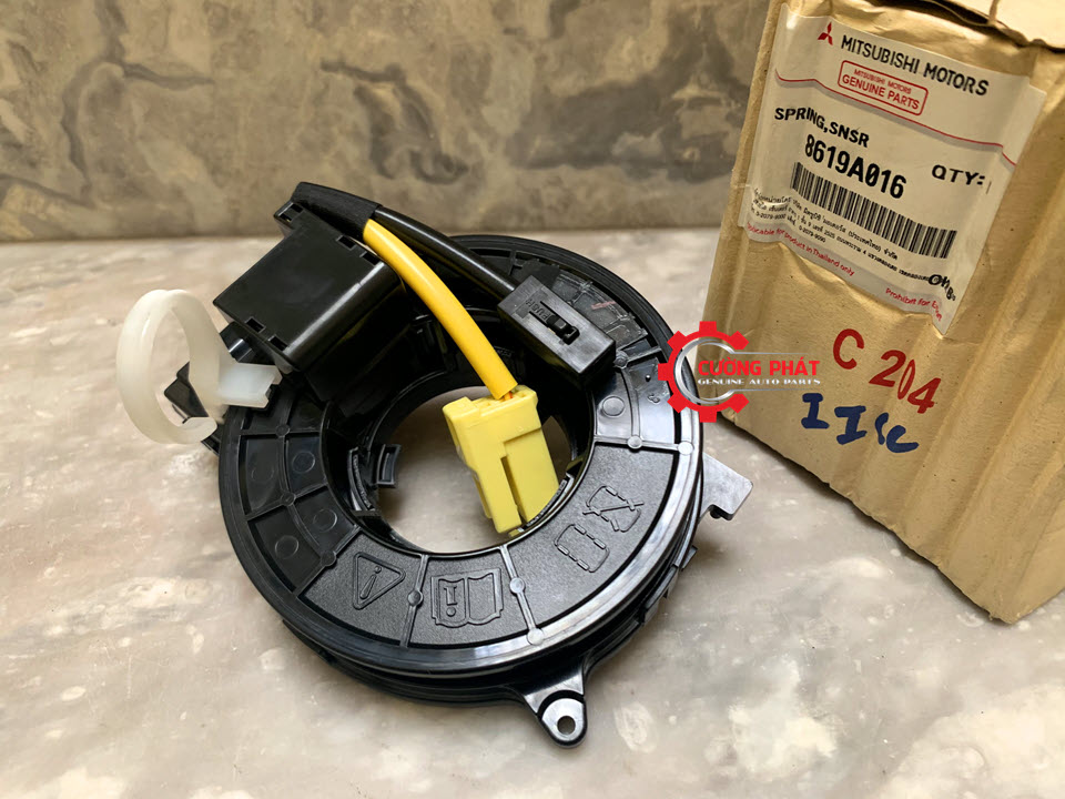 Cuon-cap-coi-vo-lang-Mitsibishi-Triton-Pajero-Sport-Grandis-Zinger-8619A016-cuon-day-tui-khi Hình ảnh cuộn cáp còi vô lăng Mitsubishi Triton, Pajero Sport, Zinger, Grandis chính hãng