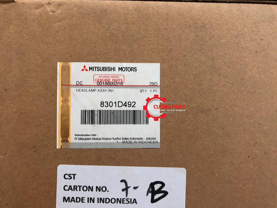 Den-pha-Mitsubishi-Xpander-2020-co-LED-8301D491-8301D492 (3) Mã đèn pha Xpander 2020 có LED chính hãng