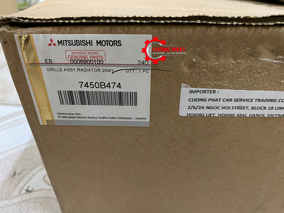 Galang-Mitsubishi-Xpander-AT-2020-7450B474 (3) Mã phụ tùng mặt ga lăng mạ Xpander 2020