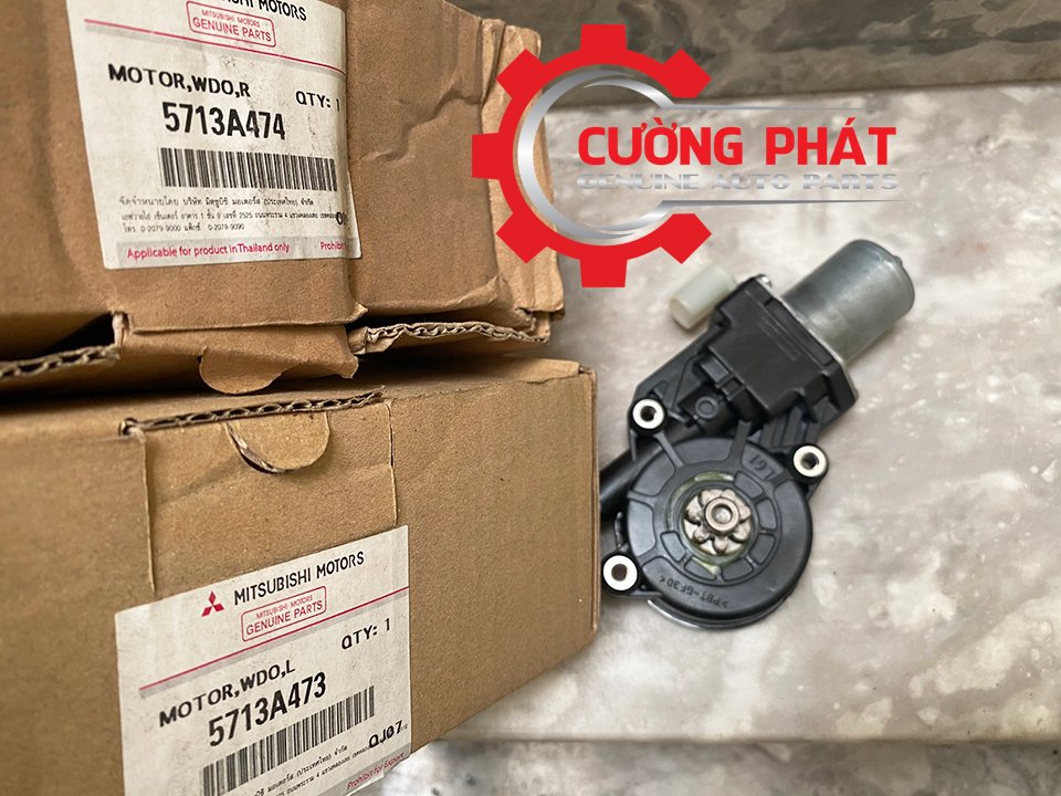 Motor-nang-kinh-cua-truoc-Mitsubishi-Triton-Pajero-Sport-2015-2022-5713A473-5713A474 (2) Mã mô tơ nâng kính cửa trước Triton, Pajero Sport 2015-2022 chính hãng