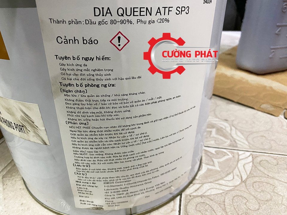 Dau-hop-so-Mitsubishi-SPIII (2) Chi tiết dầu hộp số SP III chính hãng