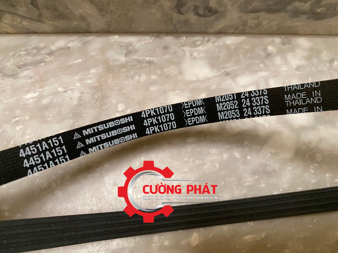 Day-tro-luc-Mitsubishi-Zinger-4451A151-1340A009-1340A115(2) Thông số dây curoa trợ lực Misubishi Zinger