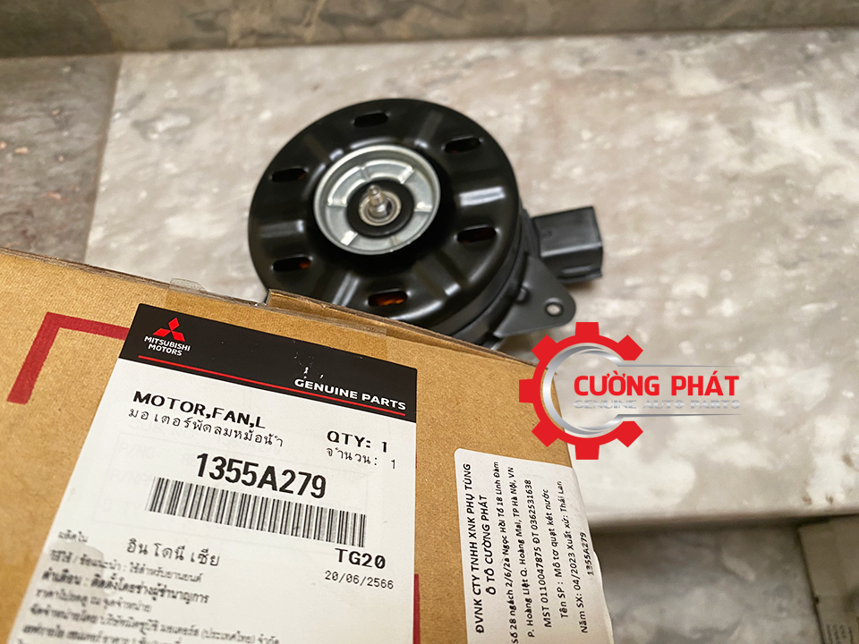 Mo-to-ket-nuoc-Mitsubishi-Attrage-Mirage-2013-2018-1355A279 (1) Hình ảnh mô tơ quạt gió động cơ Attrage Mirage chính hãng