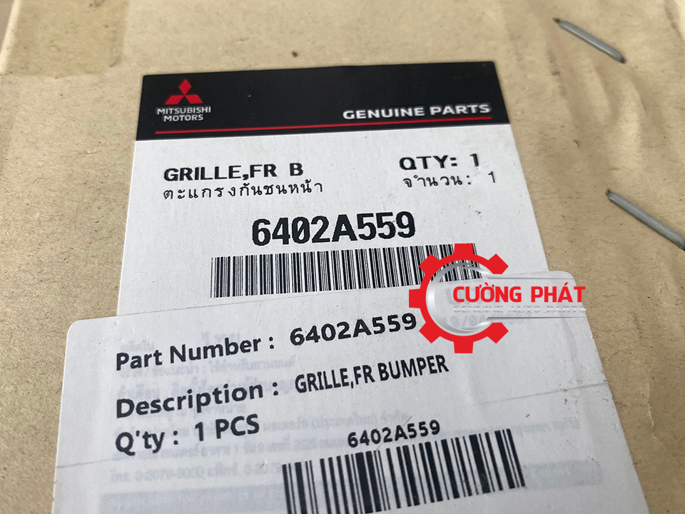 Luoi-gio-can-truoc-Mitsubishi-Pajero-Sport-2021-6402A559 (2) Tem mã lưới gió cản trước Pajero Sport 2021 chính hãng