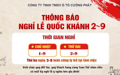 Lịch nghỉ lễ Quốc Khánh 2-9-2024